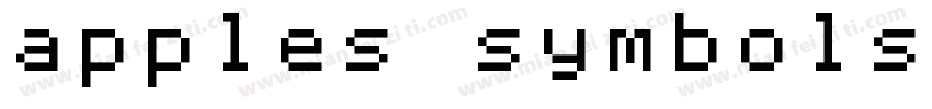apples symbols字体转换